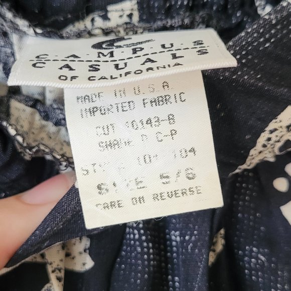 Campus Casuals Black Maxi Midi Elephant Print Skirt - Picture 7 of 8